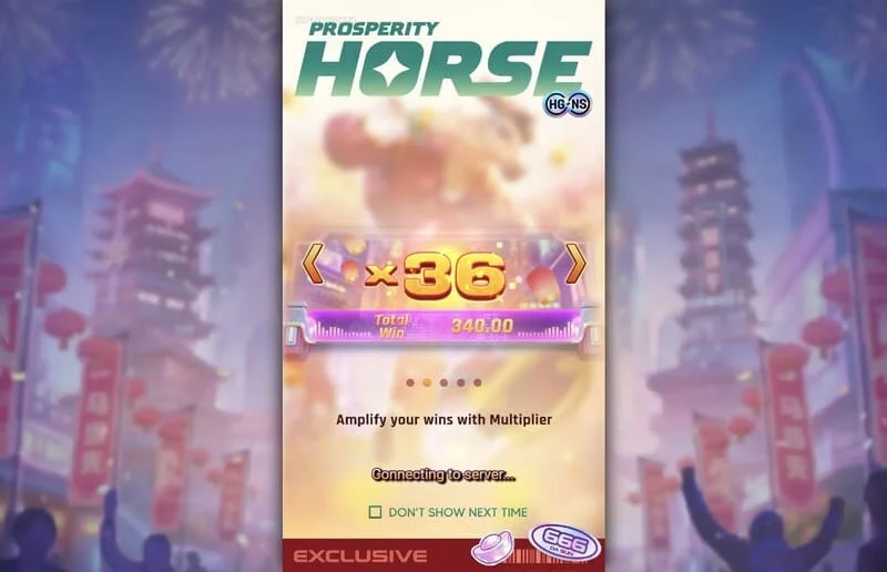 Prosperity Horse - pengganda progresif dalam mode khusus